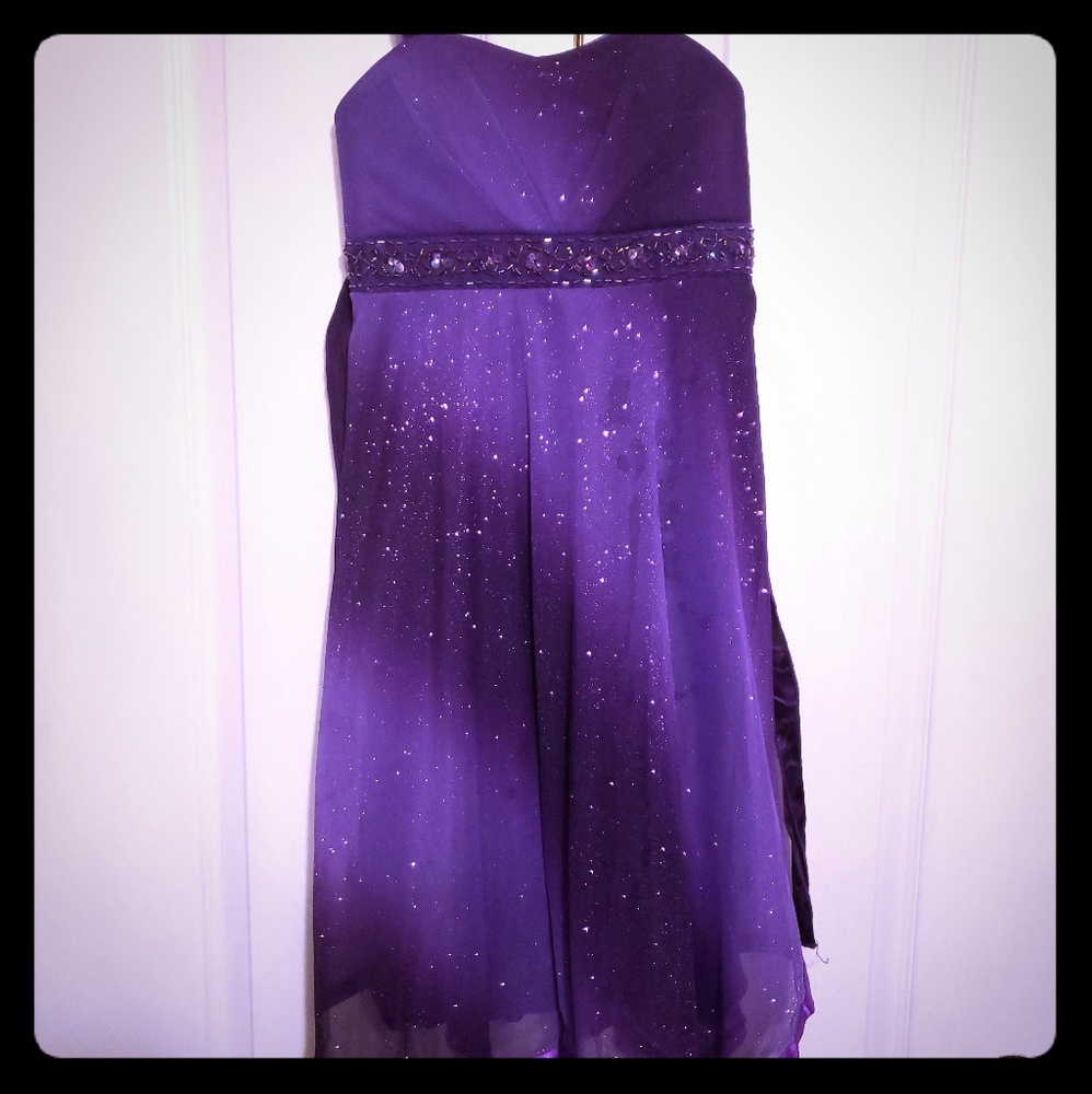 Purple girls dress